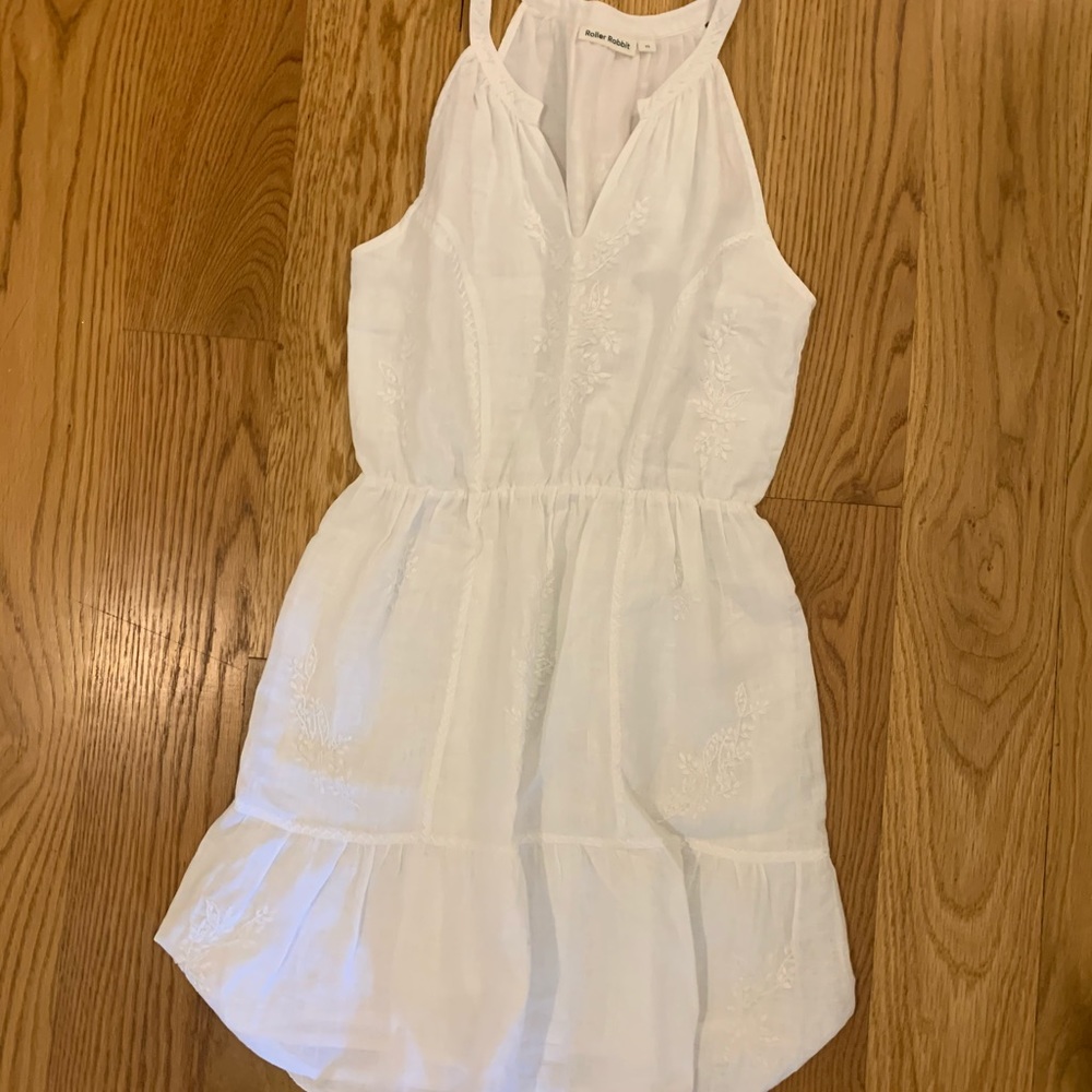 Roller Rabbit White Linen Dress